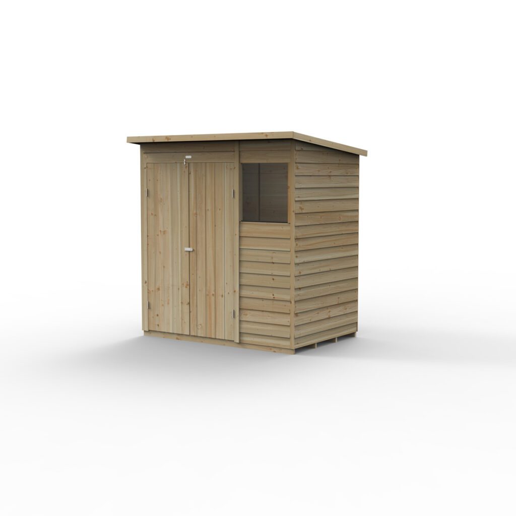 4LIFE Pent Shed 6×4 – 1 Window – 1 Window – Double Door 5013053203729 2